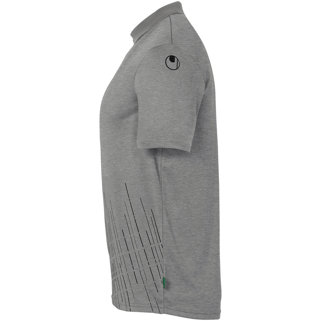 Uhlsport SCORE 26 POLY POLO - dark grau melange/schwarz