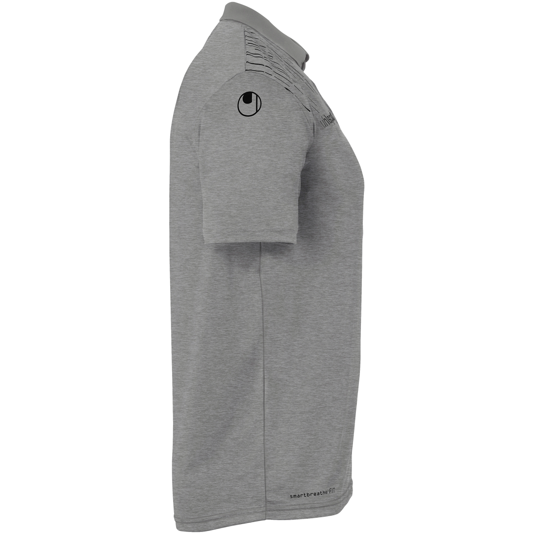 Uhlsport SCORE 26 POLY POLO - dark grau melange/schwarz