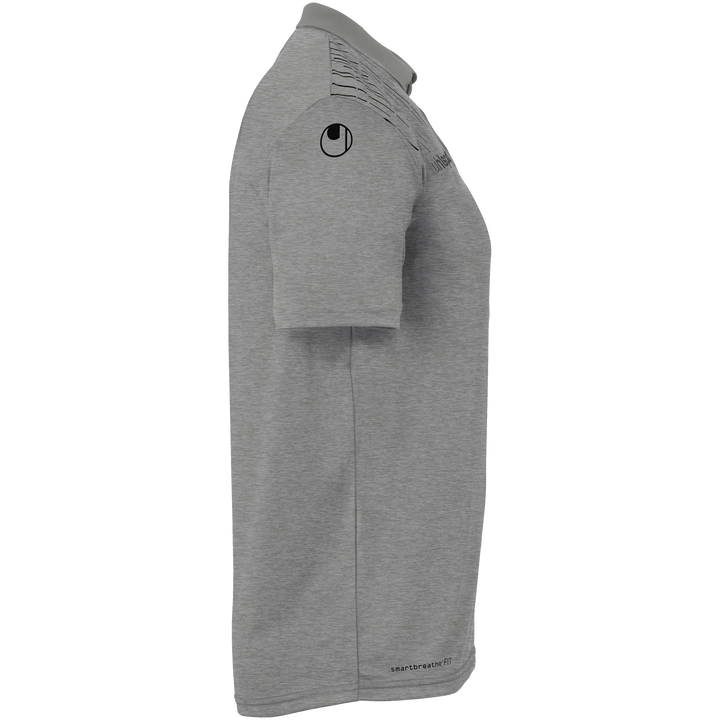 Uhlsport SCORE 26 POLY POLO - dark grau melange/schwarz