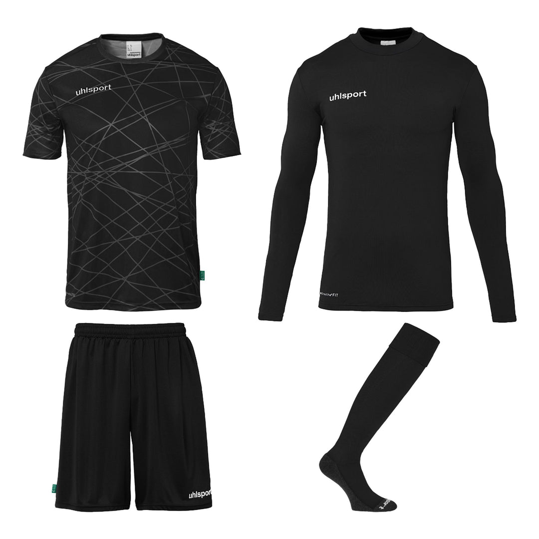 Uhlsport Prediction Torwart Set - schwarz