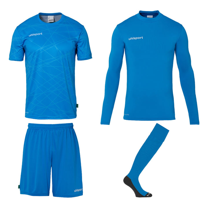 Uhlsport Prediction Torwart Set - azurblau