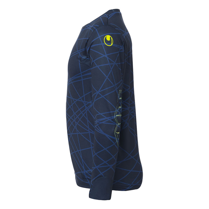 Uhlsport Prediction Torwart Set Junior - marine/fluo gelb