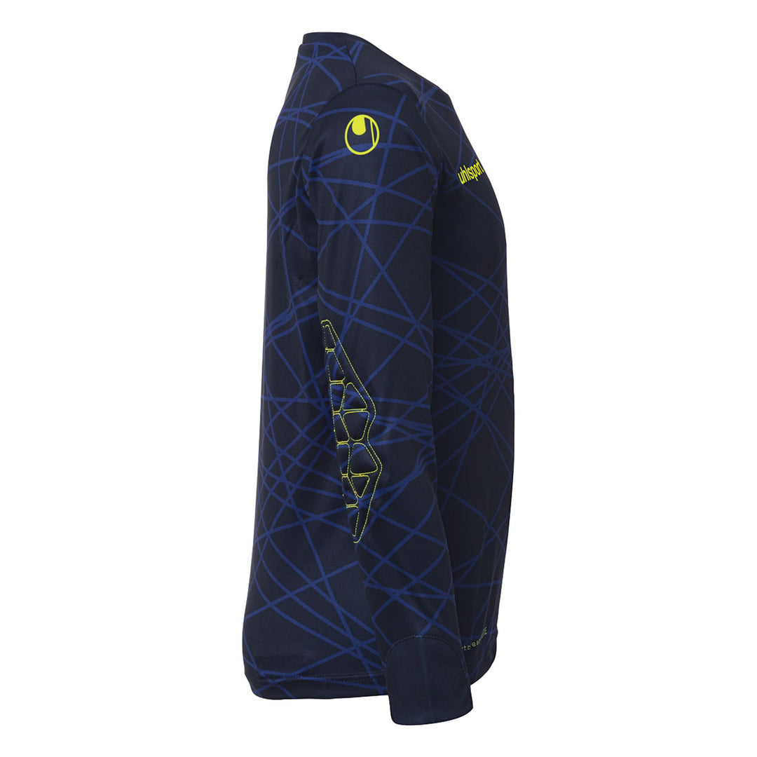 Uhlsport Prediction Torwart Set Junior - marine/fluo gelb