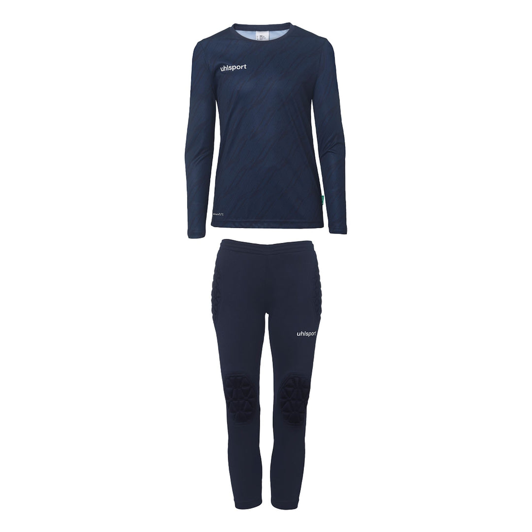 Uhlsport Progressive Torwart Set Junior - marine