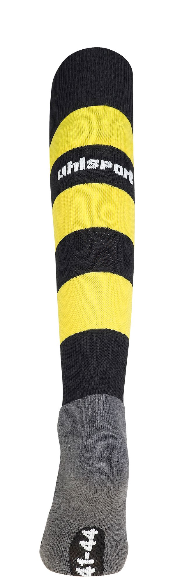 Uhlsport TEAM PRO ESSENTIAL STRIPE SOCKS - schwarz/limonengelb